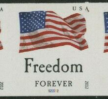 New imperf error of 2023 Freedom U.S. Flag coil first announced in Linn's ad